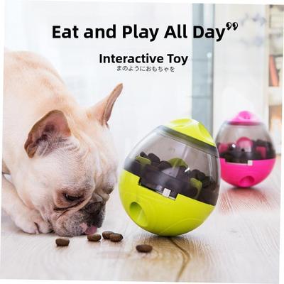Dog leaky ball dog puzzle toy tumbler dog food intelligence