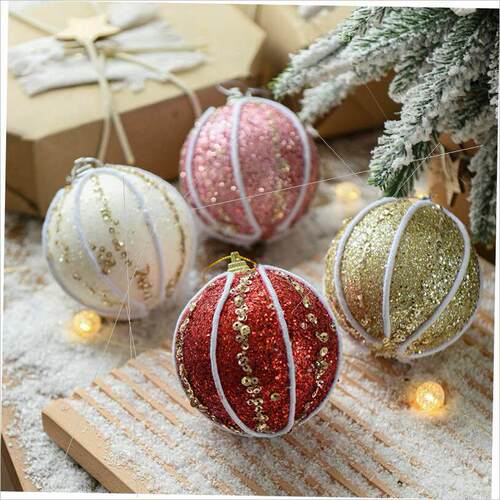 Christmas decorative Christmas ball glitter ball pendant