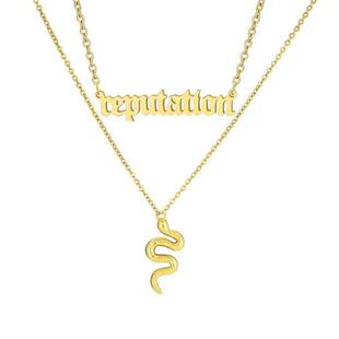 Taylor the Swift Reputation Music Album and Snake Necklace D