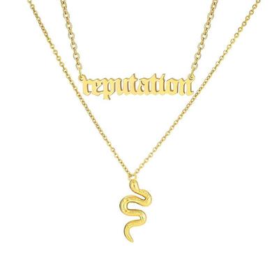 Taylor the Swift Reputation Music Album and Snake Necklace D