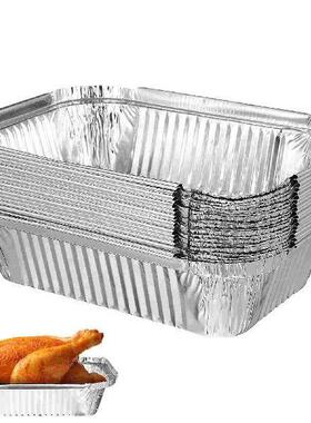 20 Pcs Foil Pans Aluminium Foil Baking Pans Containers for