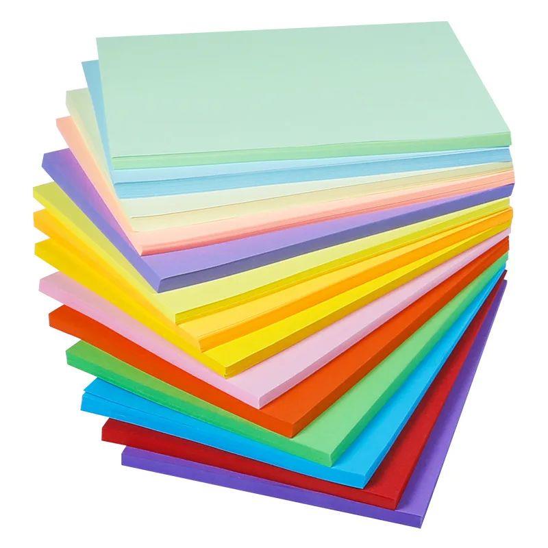 100pcs Square Origami Paper Double Sides Solid Color Folding