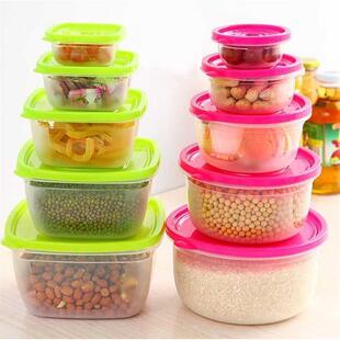 plastic Lunch Box Portable Bowl Food Container Lunchbox