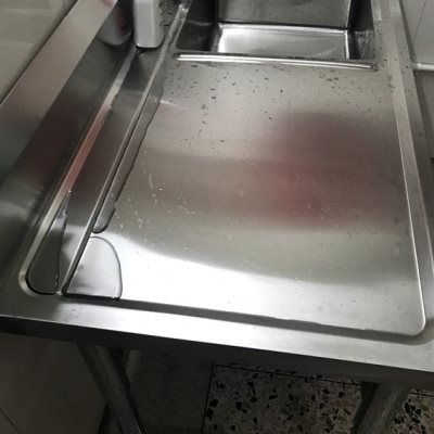 平台加长水槽集成台面盆洗手不锈钢单池一体托架工作台带厨房