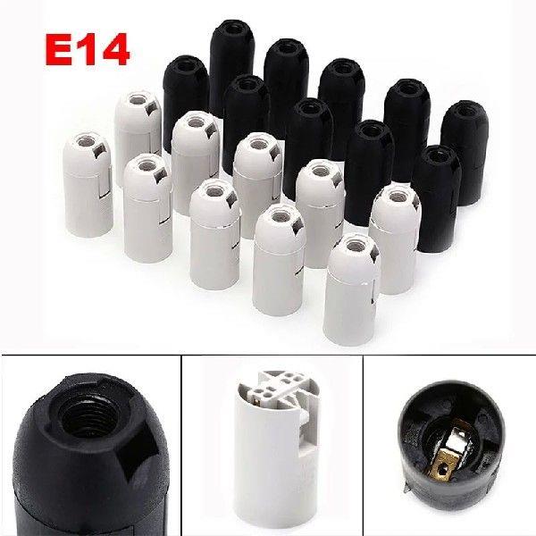 10pcs Practical E14 Light Bulb Lamp Holder Socket Lampshade