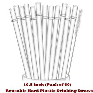 Plastic Drinking Straws Tumblers Mason Jars Reusable