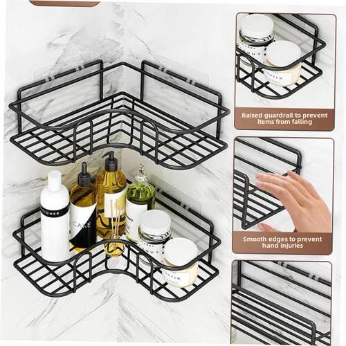 Bathroom corner rack storage Shower racks shelf No punching