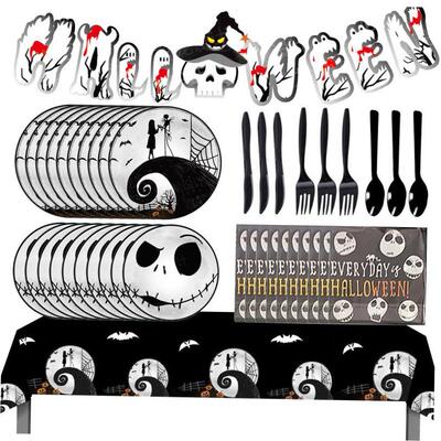 Halloween Horror Skull Birthday Celebration Party Decoration