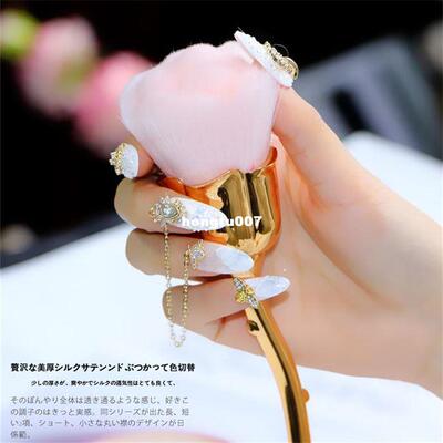 Nail Art Dust Brush For Manicure Rose head brush Blus