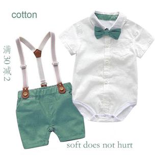 Baby Boy Clothes Summer Gentleman Birthday Suits Newborn Par