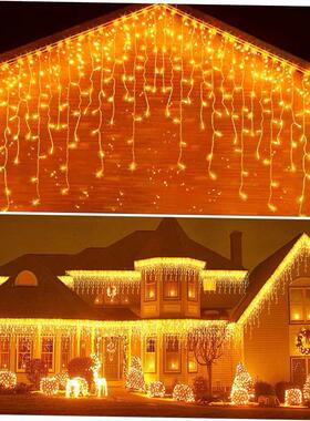 Christmas Decorations For Home Outdoor LED Curtain Icicle 1
