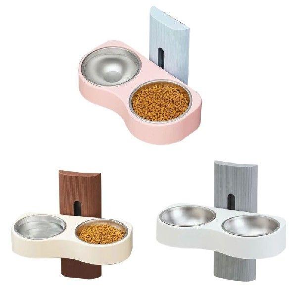 Detachable Cats Watering Eatting Bowl Double Bowl Pet