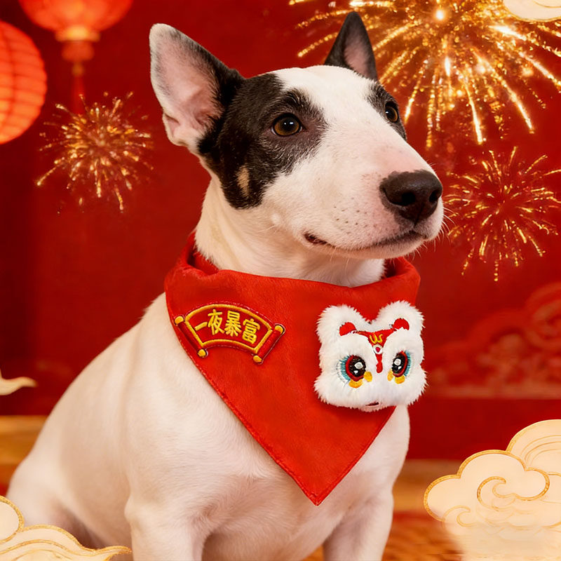 狗狗新年围脖口水巾过年配饰喜庆装饰围兜饰品幼犬小狗三角巾,宠物/宠物食品及用品,围巾/口水巾,淘宝优惠券,粉丝福利购,淘宝优惠卷