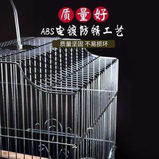 虎皮鹦鹉鸟笼牡丹大号别墅笼子玄凤专用家用鹦鹉笼铁艺电镀笼