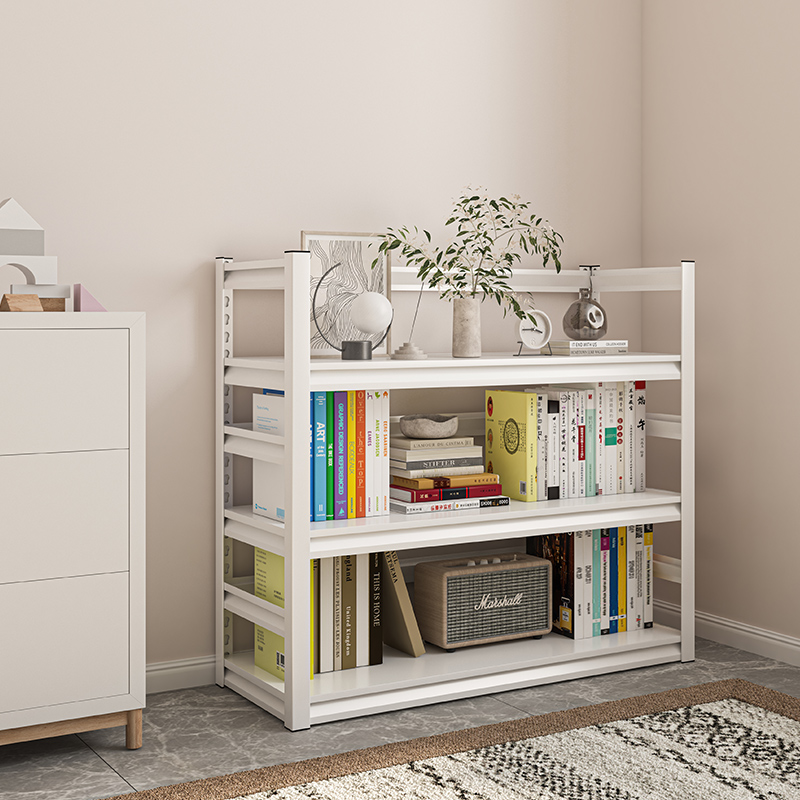 豫正家用客厅阳台收纳架铁架子置物架仓储搁物架金属储物架图书架