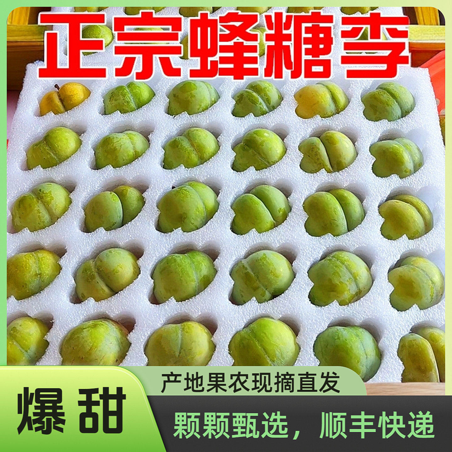 正宗贵州六马蜂糖李当季新鲜水果