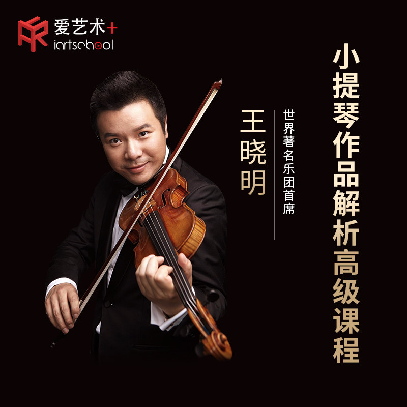 爱艺术 王晓明小提琴作品解析高级课程乐器培训在线学习视频教学