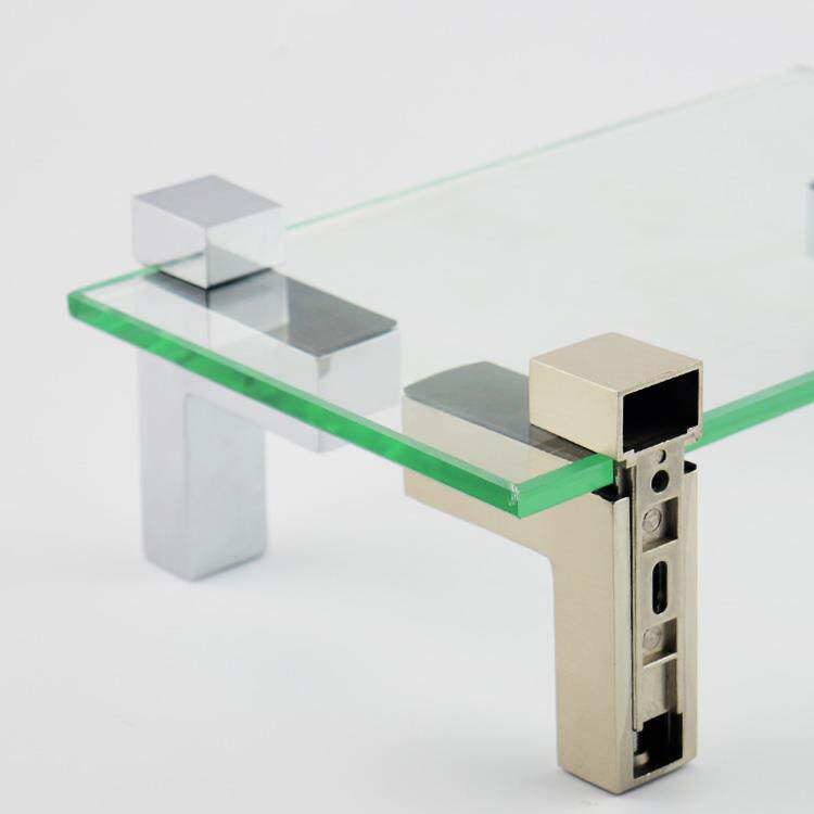 可调玻璃夹层鱼嘴 板托架f夹玻璃托鹰嘴夹架层板支59架夹 夹3-28m