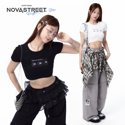 NovaStreet修身短袖T恤街舞风格