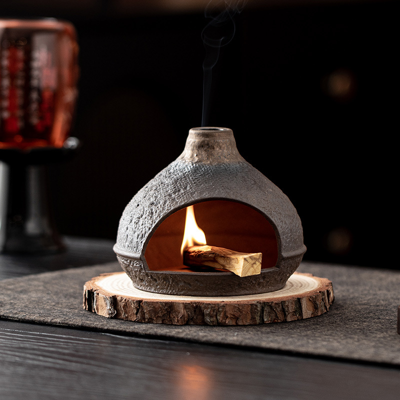 日照金山熏香壁炉圣木鼠尾草