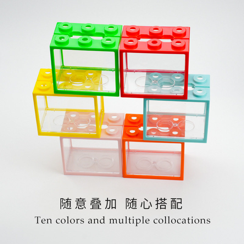 创新桌面高透叠加积木斗鱼缸摆摊夜市排缸造景观赏草木设计缸,商业/办公家具,假山/仿真造景,淘宝优惠券,粉丝福利购,淘宝优惠卷