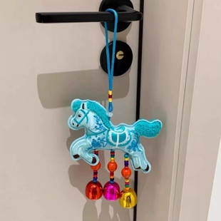 刺绣小马挂件挂饰门挂马年门上装饰品新年氛围感布置喜庆2026新款