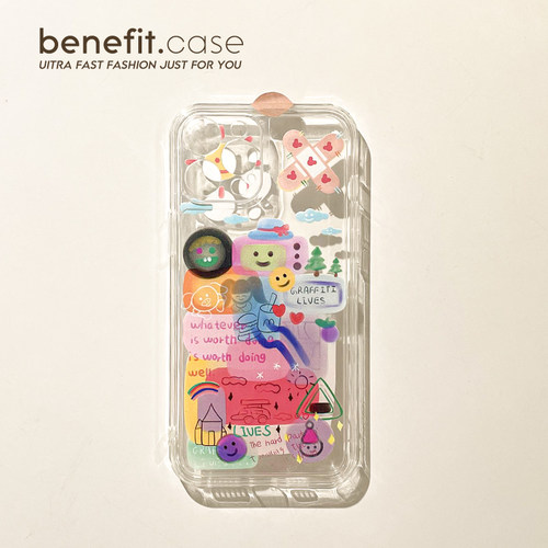 benefit创意ins风卡通手机壳