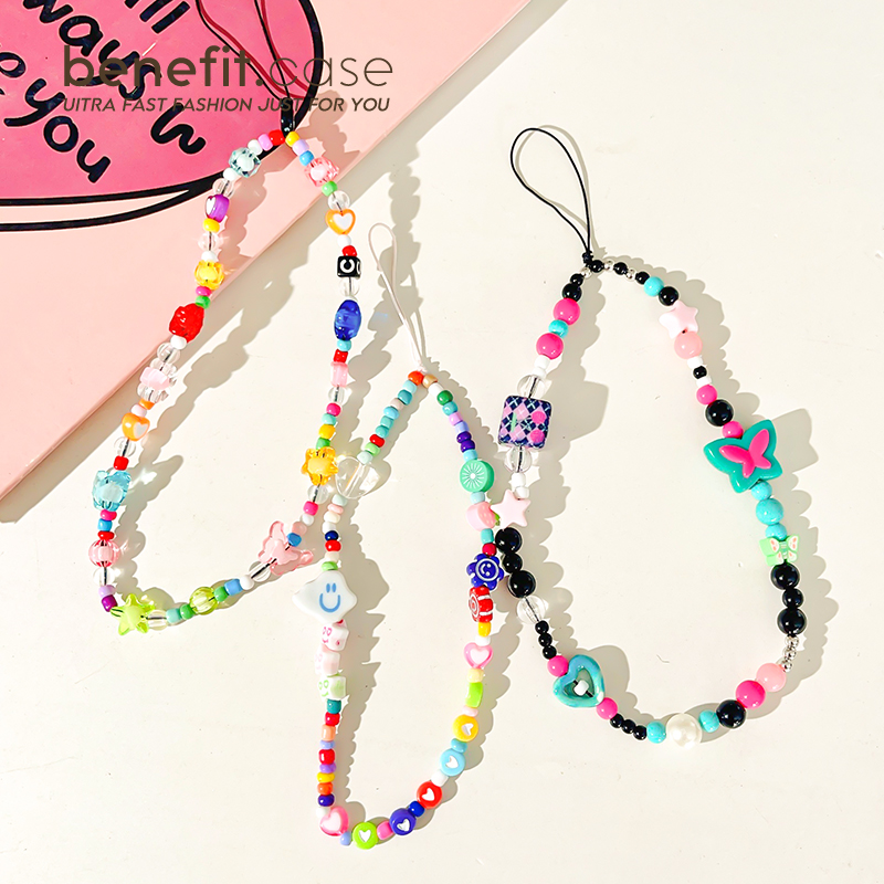 benefit仙女风手机壳手链