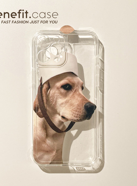 Benefit搞怪斜眼狗17pro16适用15苹果14手机壳iphone14promax创意13promax新款12mini透明11硅胶xsmax女xr\8