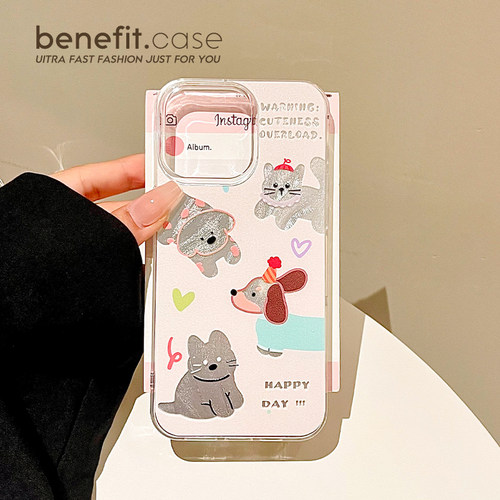 适用于苹果可爱萌宠创意