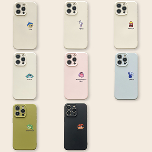 benefit头脑特工队2可爱小表情适用于iphone16promax苹果15PRO手机壳13新款 14套12创意11全包xsmax硅胶x防摔8