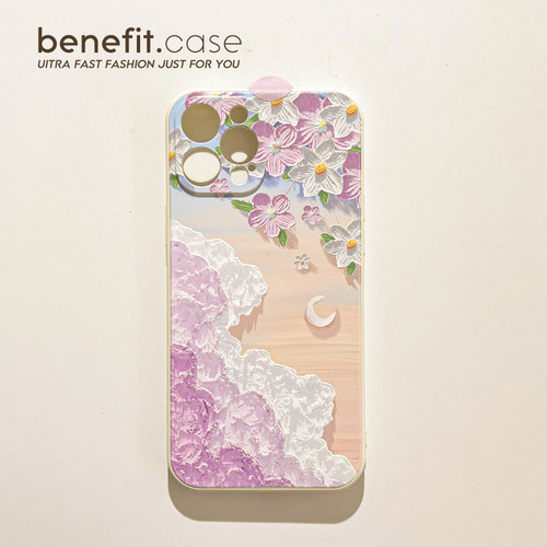 benefit恶搞油画卡通手机壳