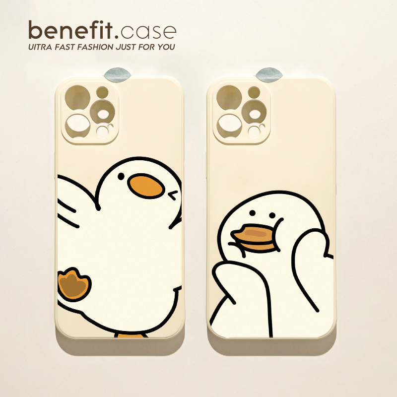 benefit搞笑美式复古鹅17pro16适用于15苹果13手机壳iphone14promax新款12套11情侣xsmax小众xr全包8plus硅胶