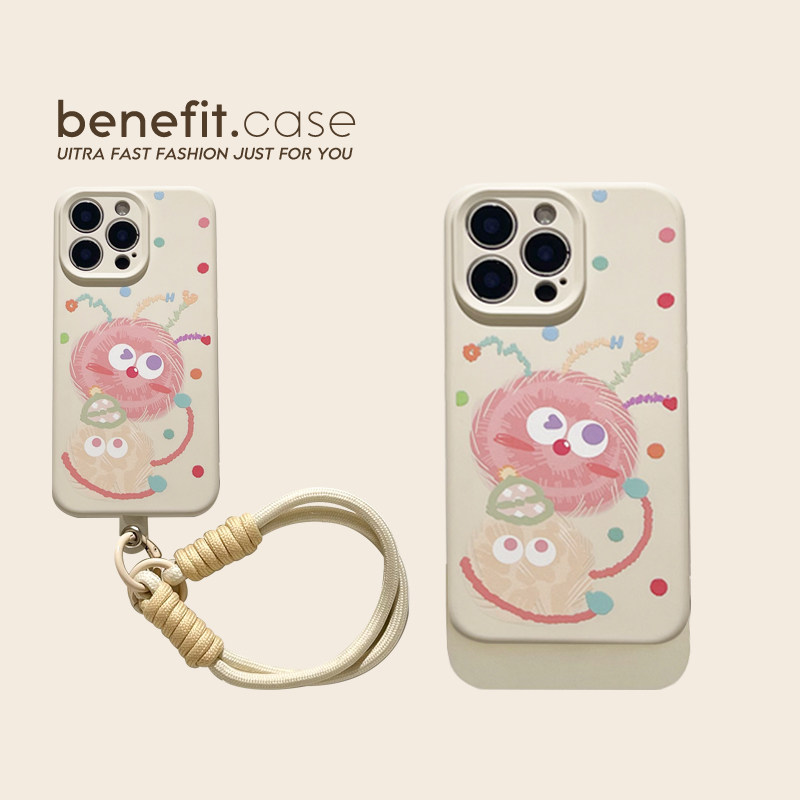 benefit可爱大眼球球怪带挂绳适用于iphone16promax苹果15PRO手机壳13新款14套12简约11全包xsmax硅胶xr防摔8,3C数码配件,手机保护套/壳,淘宝优惠券,粉丝福利购,淘宝优惠卷