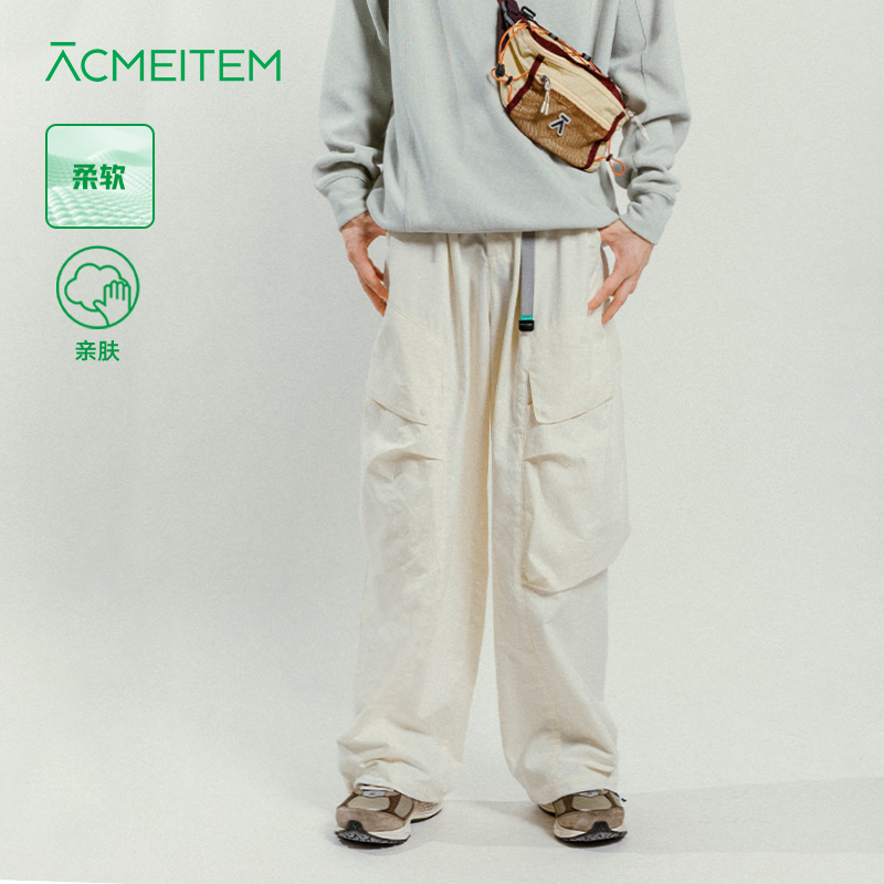 ACMEITEM爱棵米 春户外工装长裤休闲裤徒步宽松阔腿裤子男女