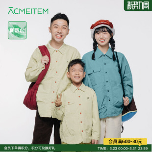 ACMEITEM爱棵米 夹棉外套宽松上衣男女 户外秋冬保暖防泼水衬衫