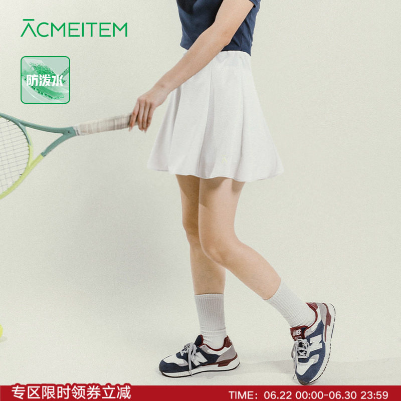 ACMEITEM爱棵米 户外运动短裙合身防泼水网球裙子防走光夏季女