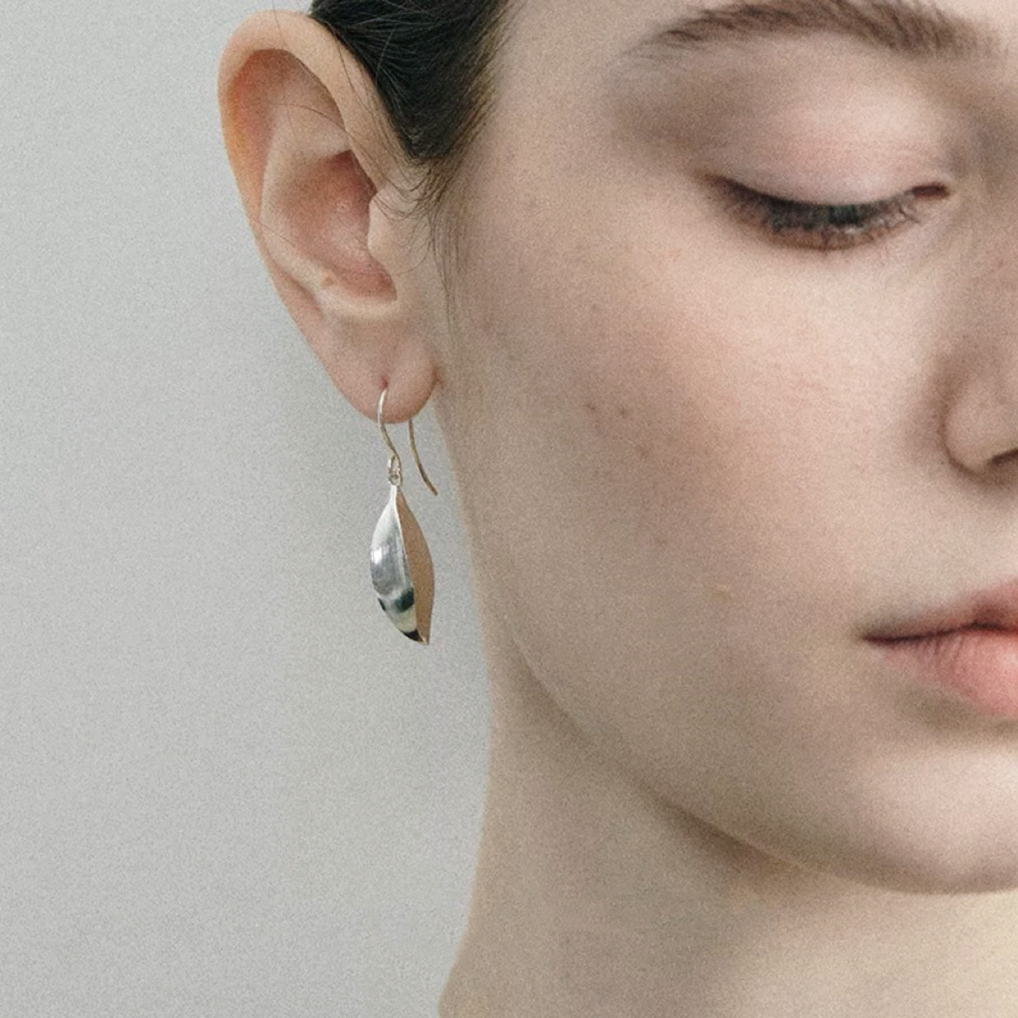 法式木果拉丝耳环垂坠轻奢极简金银色个性手工小众设计高级感饰品,饰品/流行首饰/时尚饰品新,耳环,淘宝优惠券,粉丝福利购,淘宝优惠卷