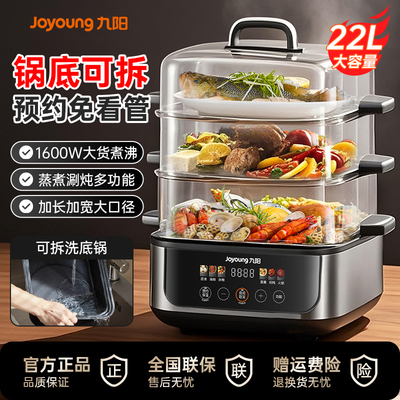 九阳电蒸锅多功能家用蒸煮一体
