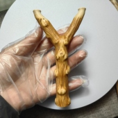 云南对节木原叉弹弓纯手工制作传统怀旧玩具户外竞技运动