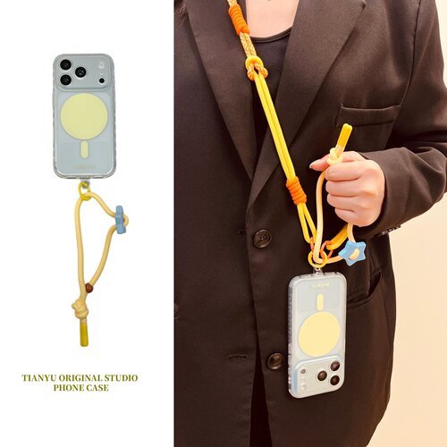 iphone系列韩系撞色磁吸手机壳