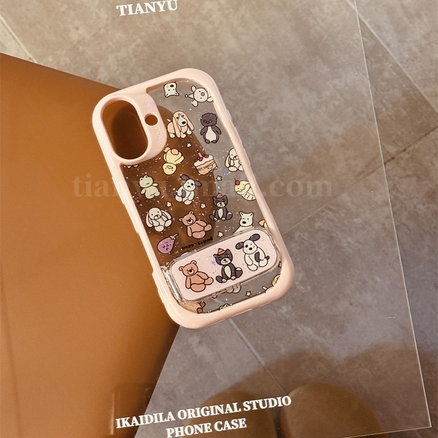 iphone系列硅胶卡通小动物手机壳