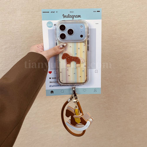 iphone系列可爱条纹小马手机壳