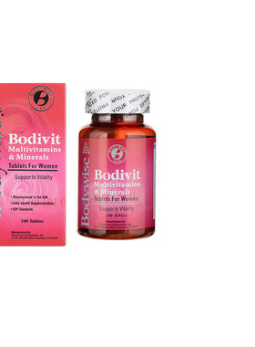 美国Bodywise先威芳婷多种维他命+矿物质100粒成人综合维生素营养