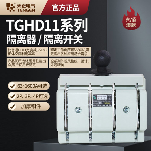天正单投隔离刀闸刀开关小体积