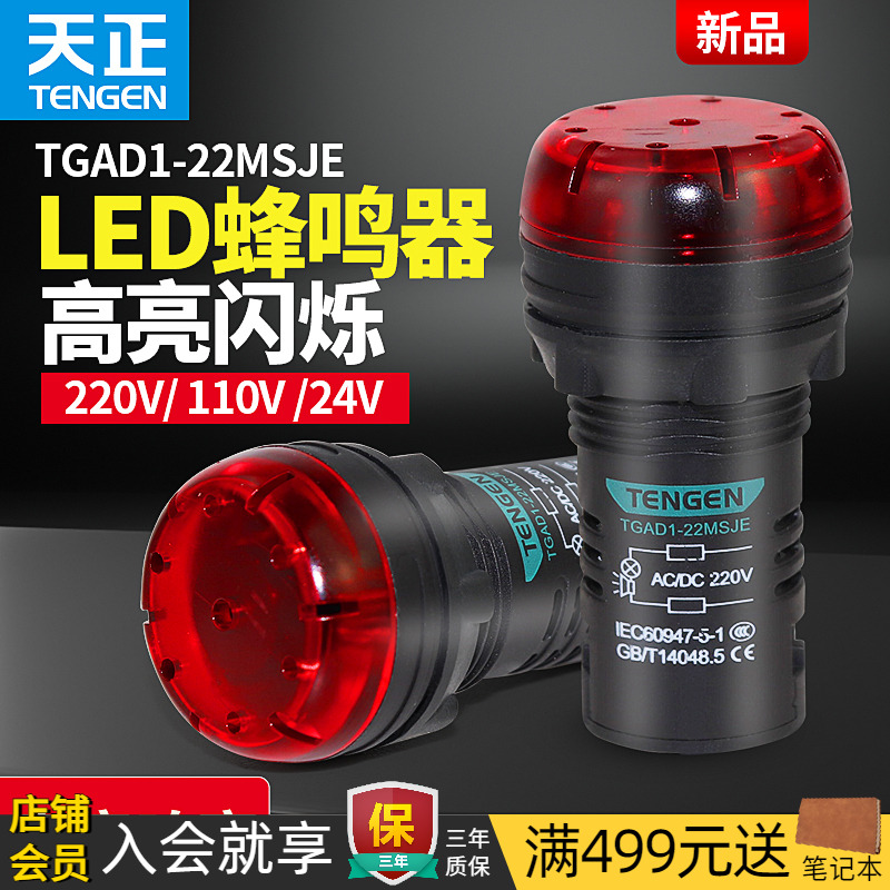 天正电气蜂鸣器声光指示信号灯