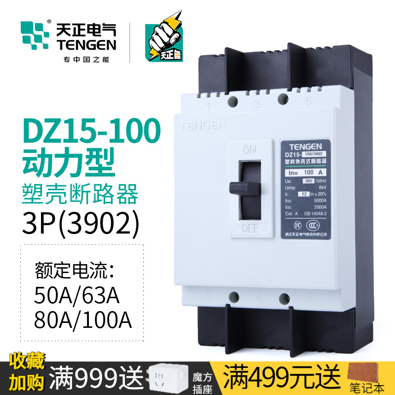 天正DZ15-100/3902动力型断路器