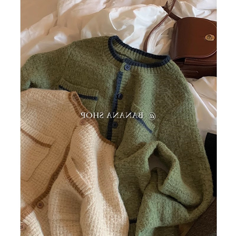 特大码300斤法式洋气撞色拼接毛衣短外套女秋冬胖MM大版针织开衫,女装/女士精品,毛针织衫,淘宝优惠券,粉丝福利购,淘宝优惠卷