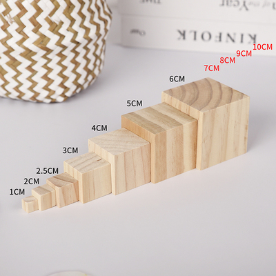 松木小木粒正方形DIY模型制作