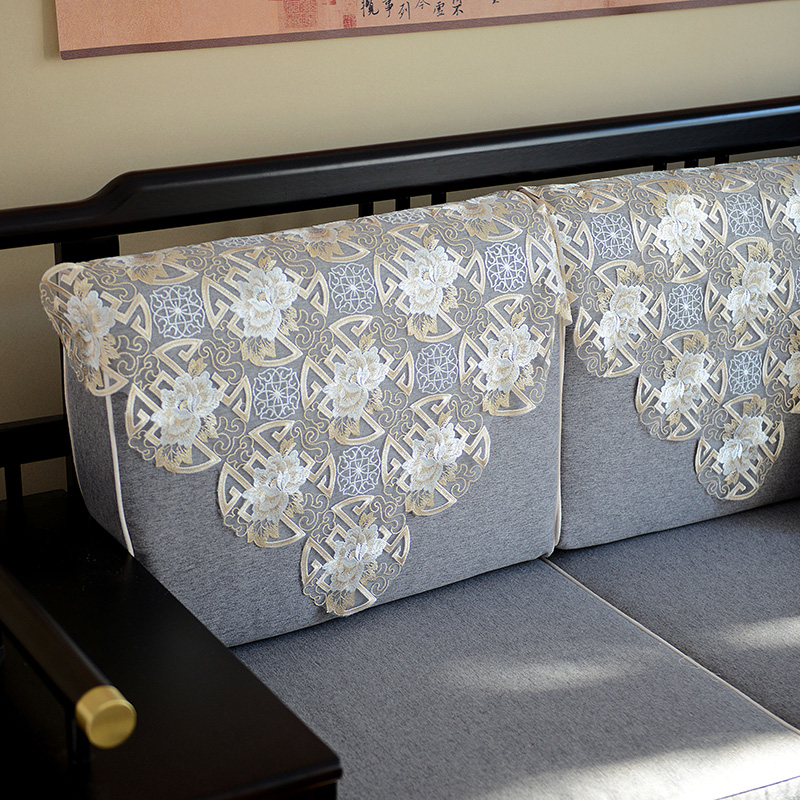 新中式蕾丝沙发2021靠背巾